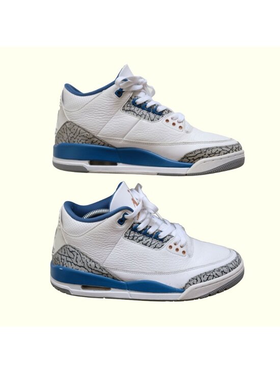 NIKE AIR JORDAN 3 RETRO WASHINGTON WIZARDS VTG Y2K RETRO SHOES SNEAKERS SZ 8.5 main image 7